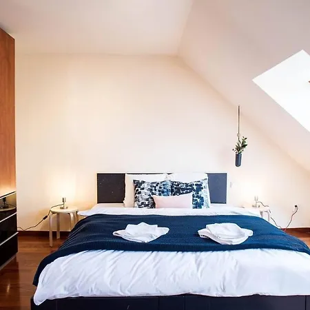 4-room With Aircon And Balcony Free Parking Apartment Budapest